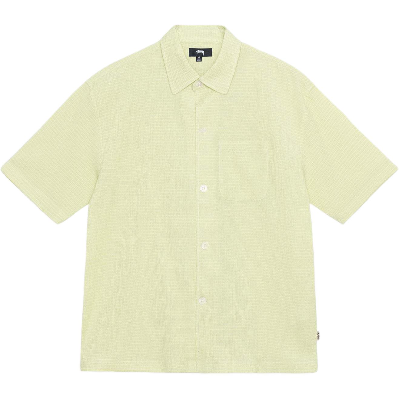 Order Stüssy Stussy SS24 Crinkled Textured Relaxed Fit Short Sleeve Retro Shirt Unisex. 1110324