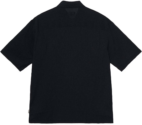 Stüssy Stussy SS24 Crinkled Textured Relaxed Fit Short Sleeve Retro Shirt Unisex. 1110324 Cheap Stüssy Stussy SS24 Crinkled Textured Relaxed Fit Short Sleeve Retro Shirt Unisex. 1110324