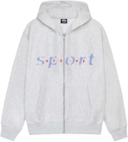 Stüssy Stussy SS24 Dot Sport Zip Hoodie Unisex Vintage Letter Print Fleece Sweatshirt. 1974998 Stüssy Stussy SS24 Dot Sport Zip Hoodie Unisex Vintage Letter Print Fleece Sweatshirt. 1974998