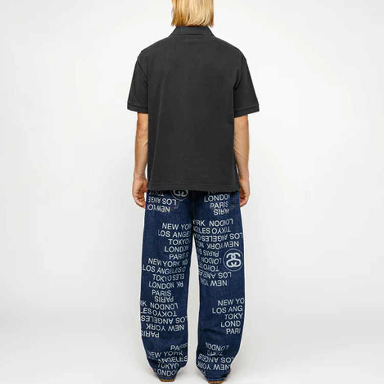 Purchase Stüssy SS24 Drop2 Polo Shirt Oversize Retro Unisex 1140339