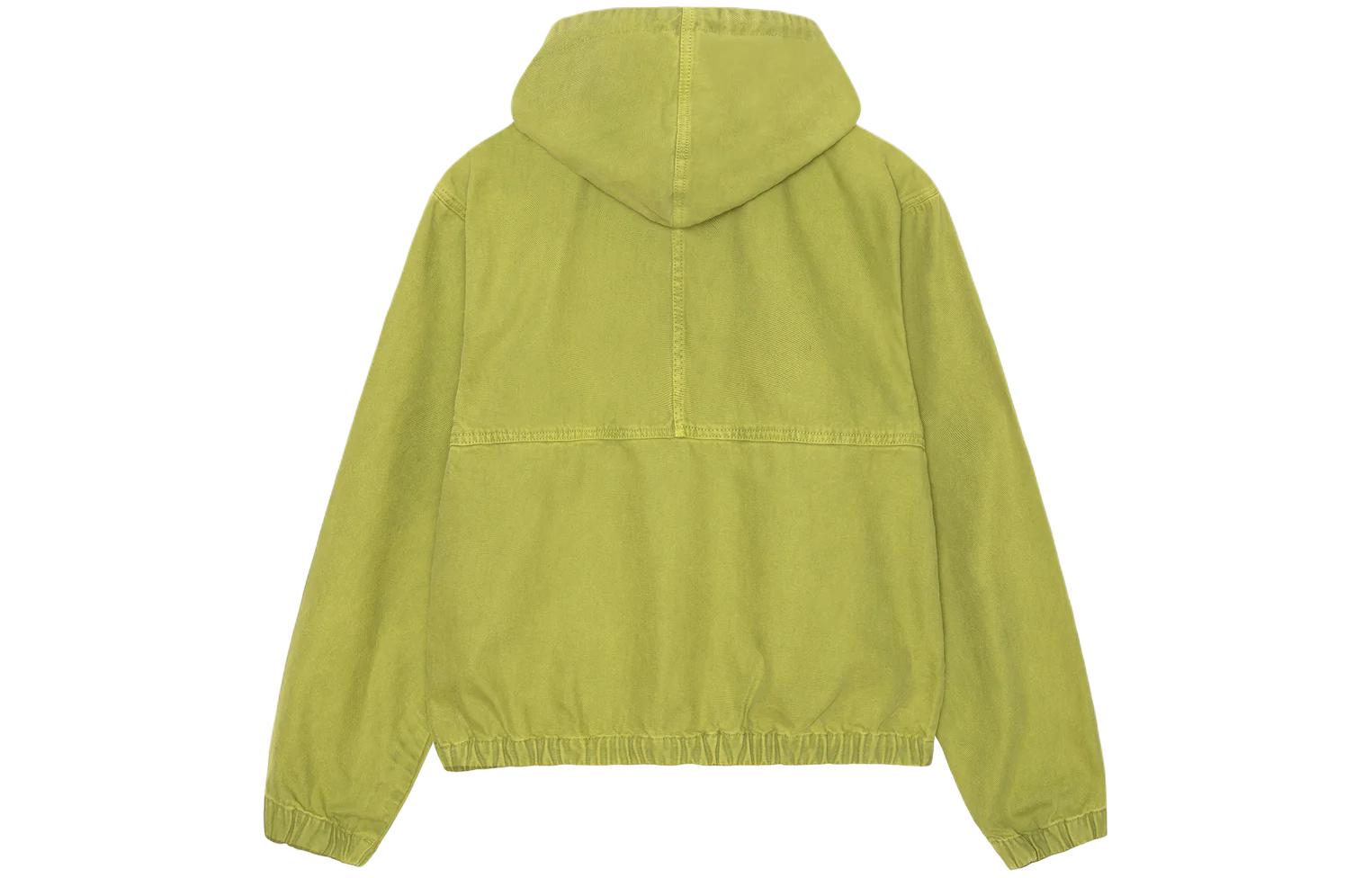 Stüssy Stussy SS24 Drop2 Washed Workwear Hooded Zip Jacket Unisex Vintage Style. 115757 圖 13