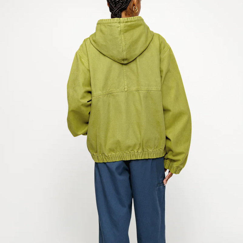 Stüssy Stussy SS24 Drop2 Washed Workwear Hooded Zip Jacket Unisex Vintage Style. 115757 圖 15