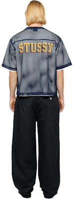 Stüssy SS24 第二波球衣80復古網眼寬鬆版型T恤 男女適穿。 1140340 Purchase Stüssy SS24 第二波球衣80復古網眼寬鬆版型T恤 男女適穿。 1140340