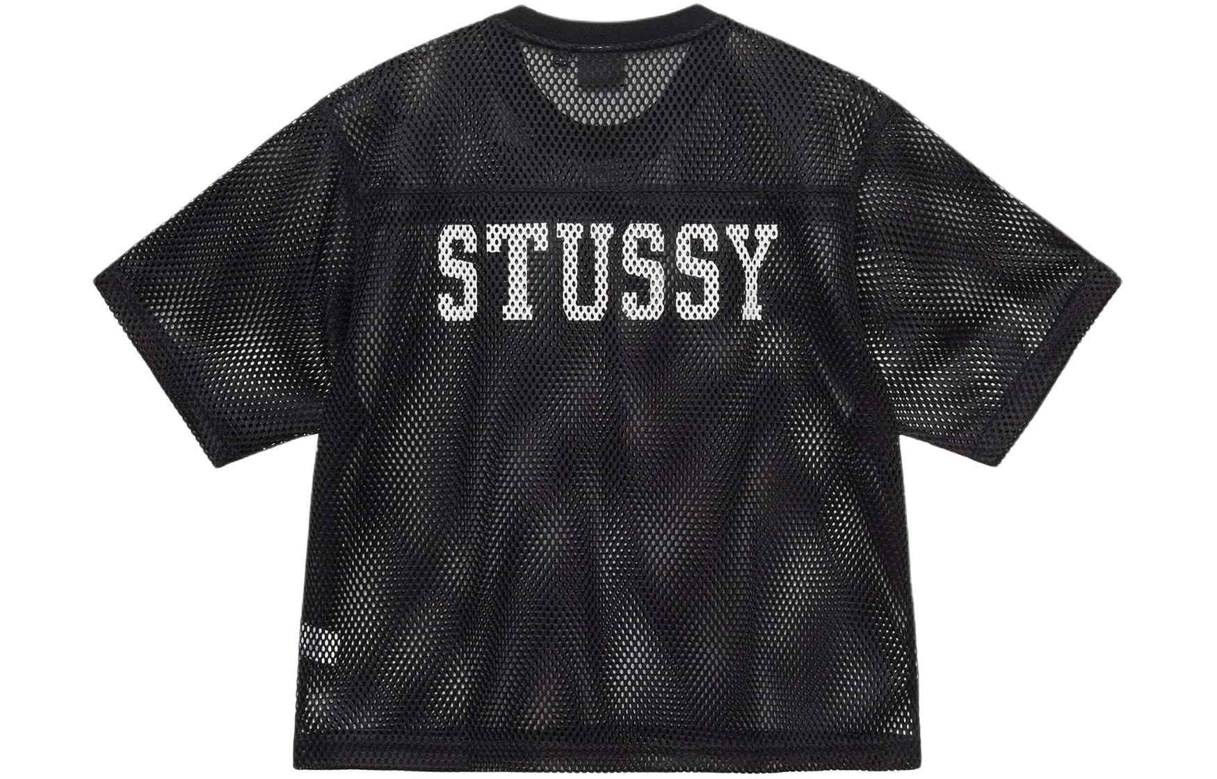 Sizing Stüssy SS24 第二波球衣80復古網眼寬鬆版型T恤 男女適穿。 1140340