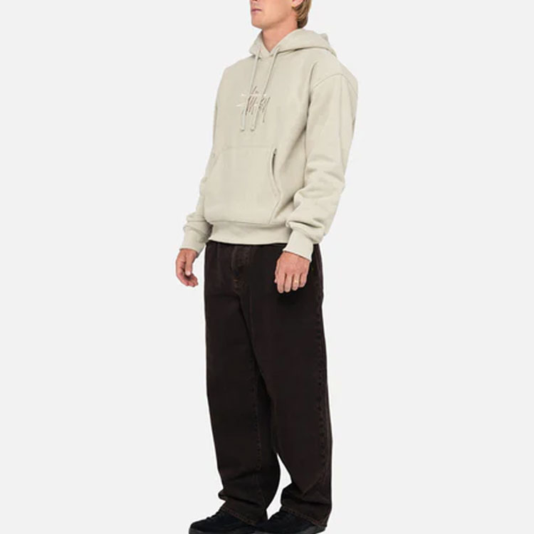 Stüssy Stussy SS24 Embroidered Logo Fleece Hoodie Unisex Retro Style Dopamine Colors. 118473 圖 11