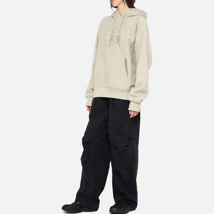 Stüssy Stussy SS24 Embroidered Logo Fleece Hoodie Unisex Retro Style Dopamine Colors. 118473 圖 14