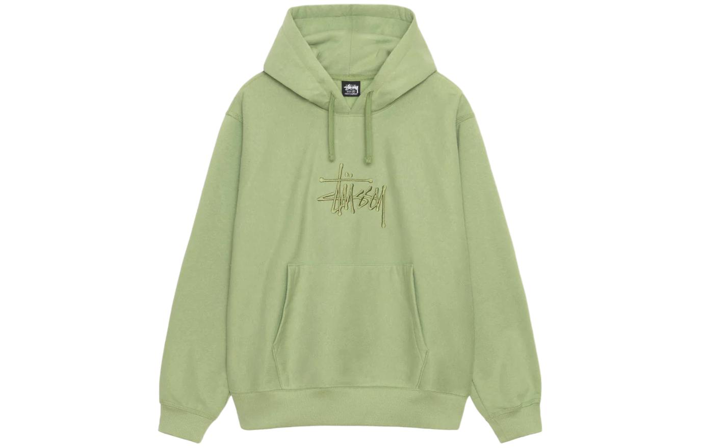 Stüssy Stussy SS24 Embroidered Logo Fleece Hoodie Unisex Retro Style Dopamine Colors. 118473 圖 15