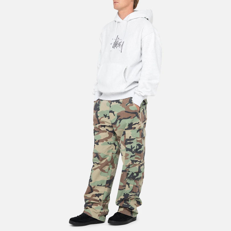 Stüssy Stussy SS24 Embroidered Logo Fleece Hoodie Unisex Retro Style Dopamine Colors. 118473 圖 5