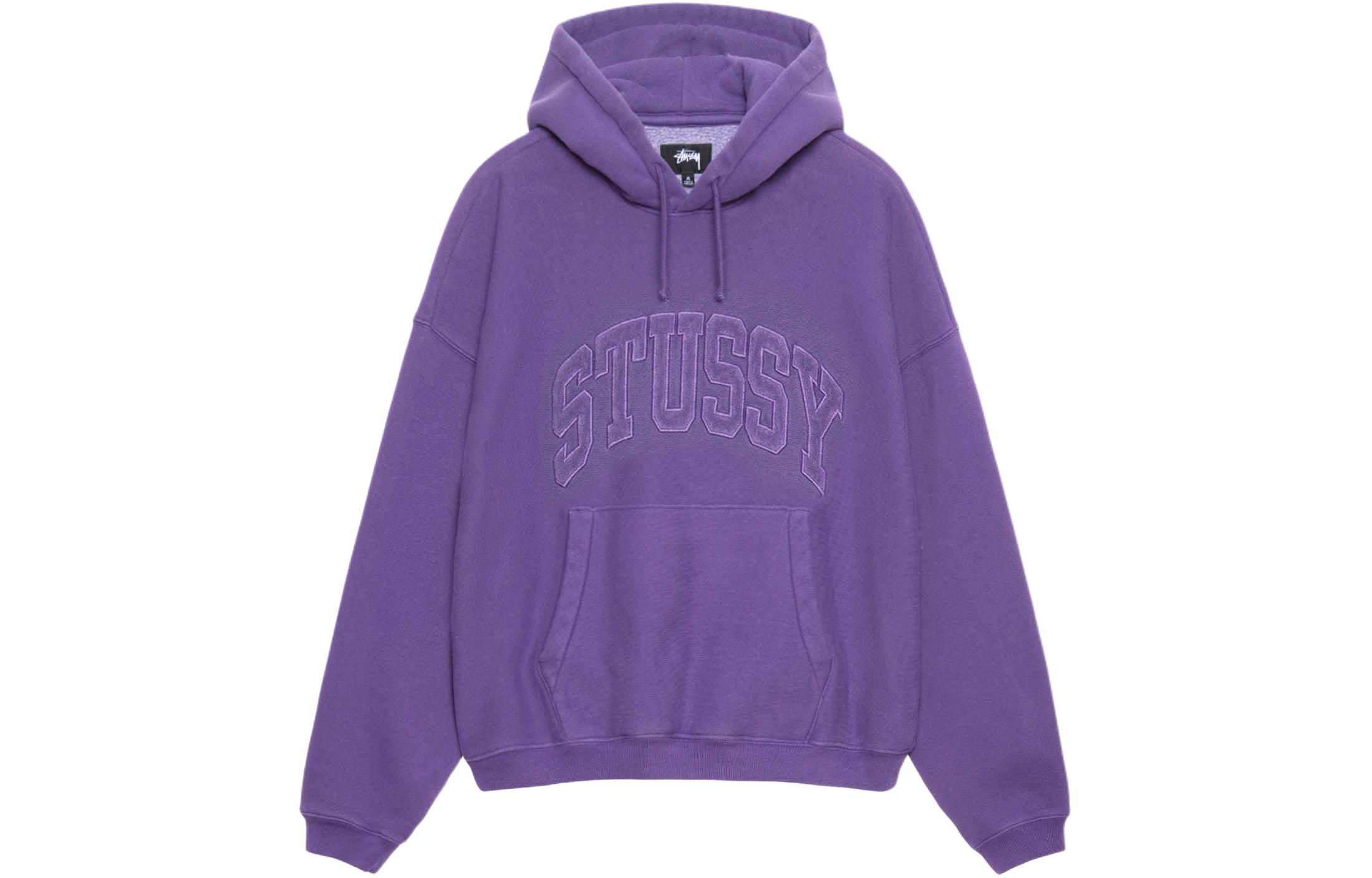 Order Stüssy SS24 刺绣宽松连帽衫 复古图案卫衣. 118538