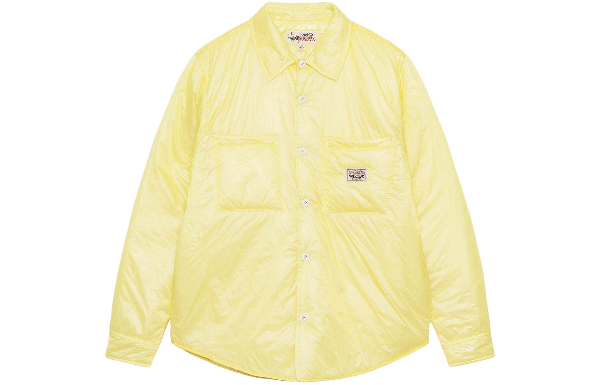 Stüssy Stussy SS24 Fatigue Nylon Overshirt Button-Up Vintage Jacket for Men. 1110315
