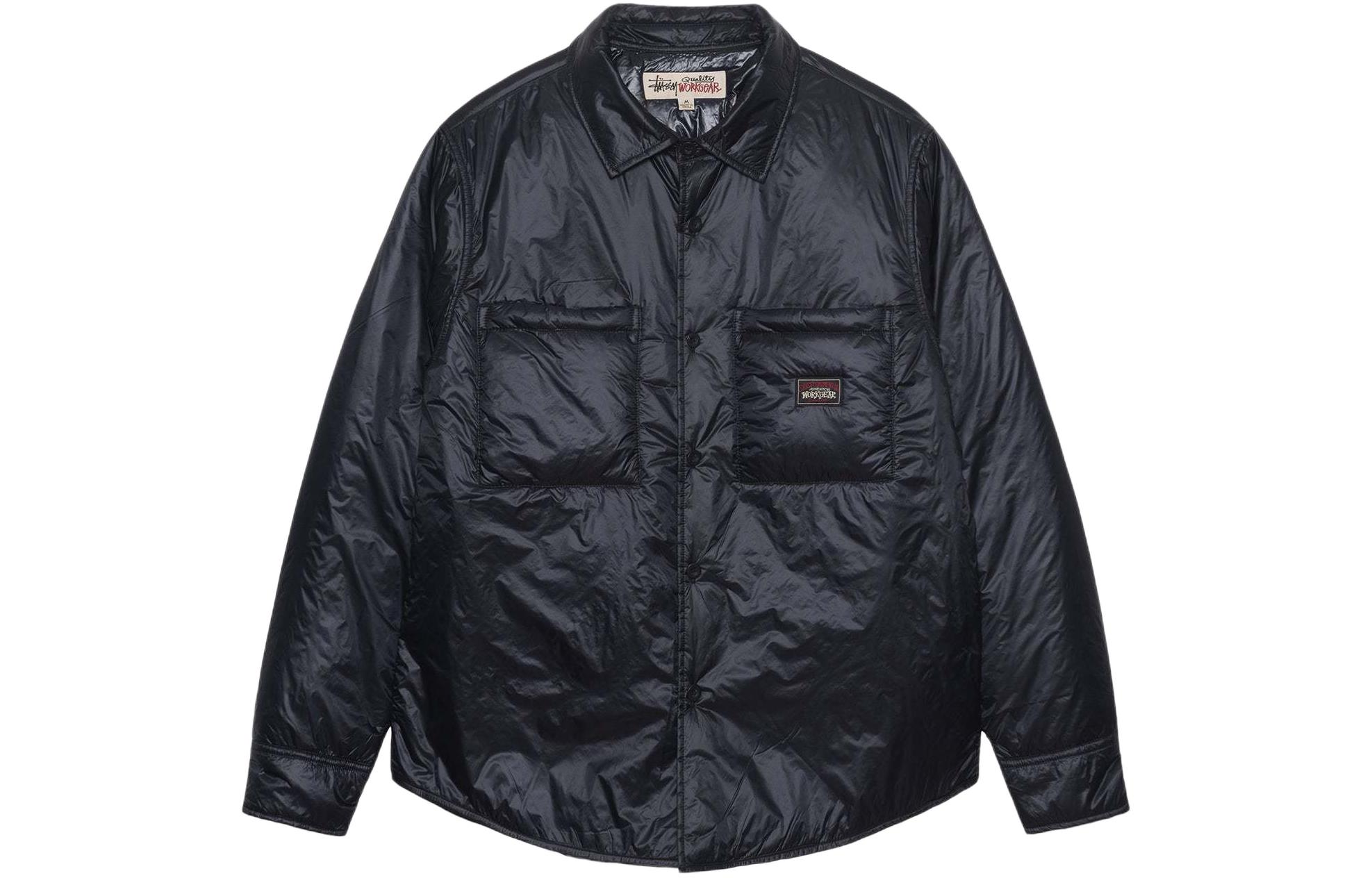 Stüssy Stussy SS24 Fatigue Nylon Overshirt Button-Up Vintage Jacket for Men. 1110315 圖 11