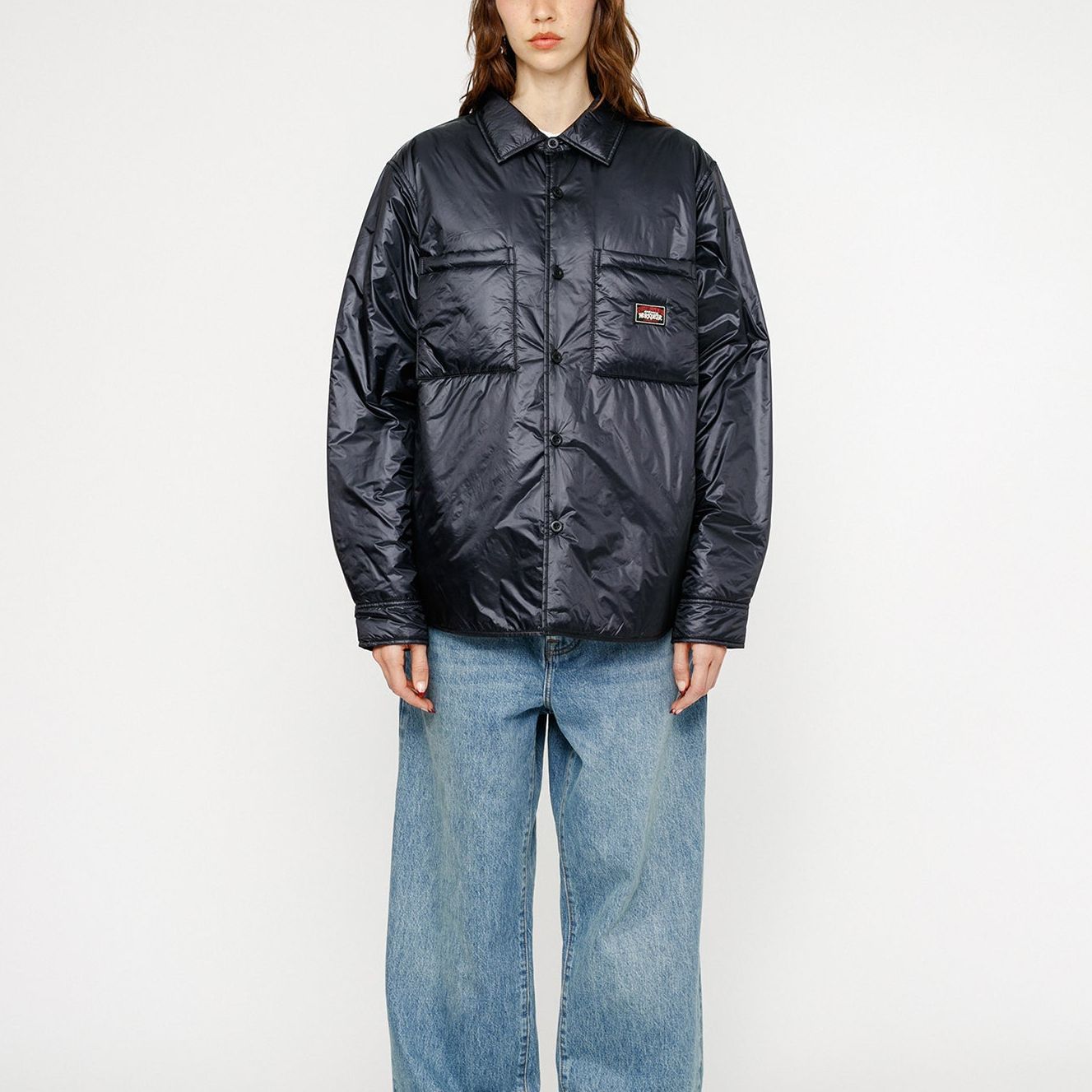 Stüssy Stussy SS24 Fatigue Nylon Overshirt Button-Up Vintage Jacket for Men. 1110315 圖 13