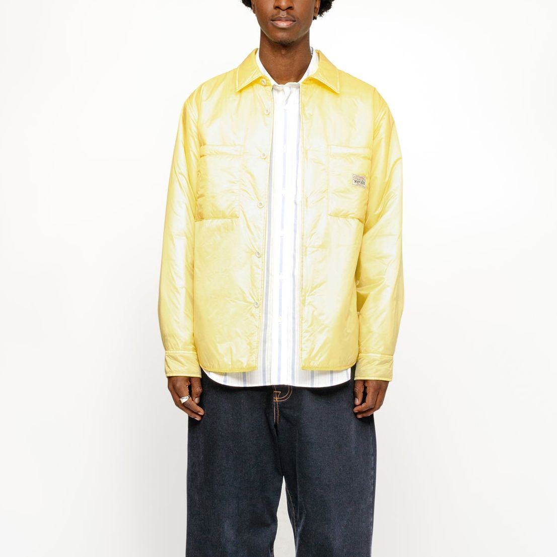Stüssy Stussy SS24 Fatigue Nylon Overshirt Button-Up Vintage Jacket for Men. 1110315 圖 4