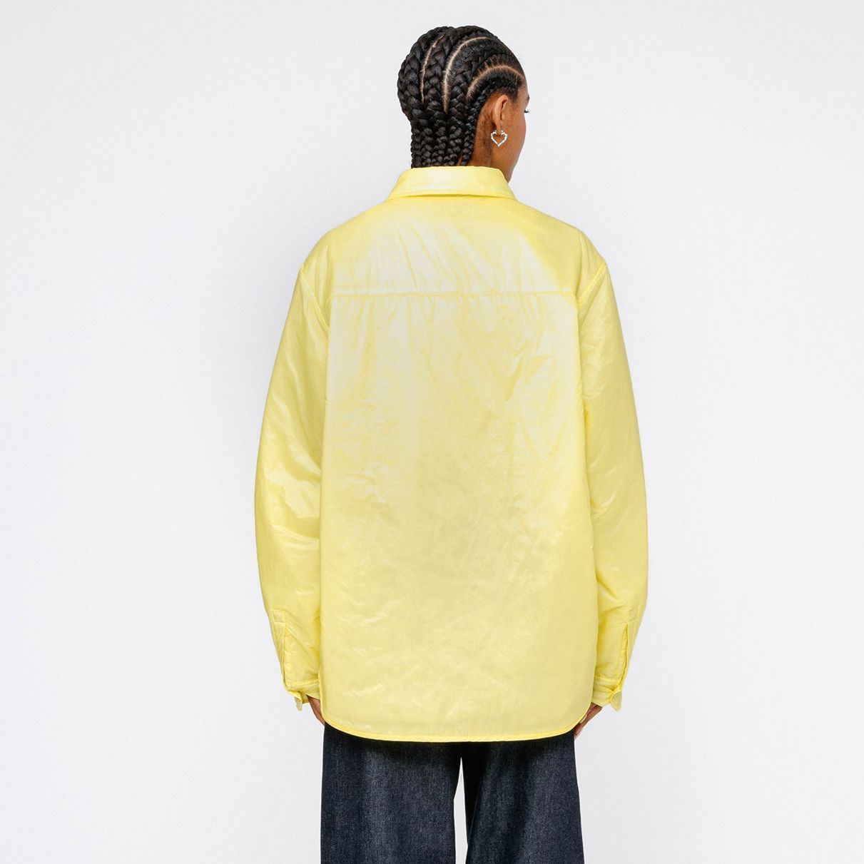 Stüssy Stussy SS24 Fatigue Nylon Overshirt Button-Up Vintage Jacket for Men. 1110315 圖 5