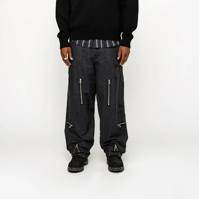 Stüssy SS24 航空褲 NYCO 色素染復古寬鬆直筒休閒褲 男女適穿 116655 Shop Stüssy SS24 航空褲 NYCO 色素染復古寬鬆直筒休閒褲 男女適穿 116655