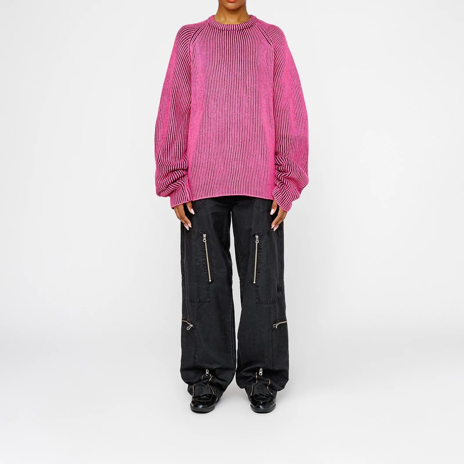 Sizing Stüssy SS24 航空褲 NYCO 色素染復古寬鬆直筒休閒褲 男女適穿 116655