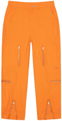 Stüssy SS24 航空褲 NYCO 色素染復古寬鬆直筒休閒褲 男女適穿 116655 2