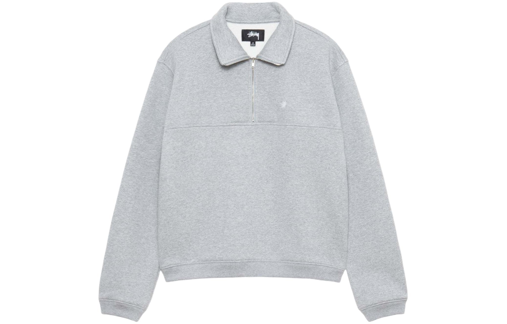 Stüssy Stussy SS24 Half Zip Mock Neck Sweatshirt Vintage Unisex Embroidered Pullover. 118539 圖 12