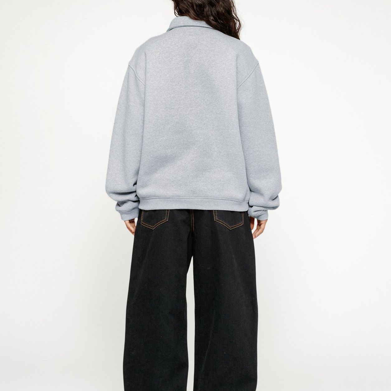 Stüssy Stussy SS24 Half Zip Mock Neck Sweatshirt Vintage Unisex Embroidered Pullover. 118539 圖 15