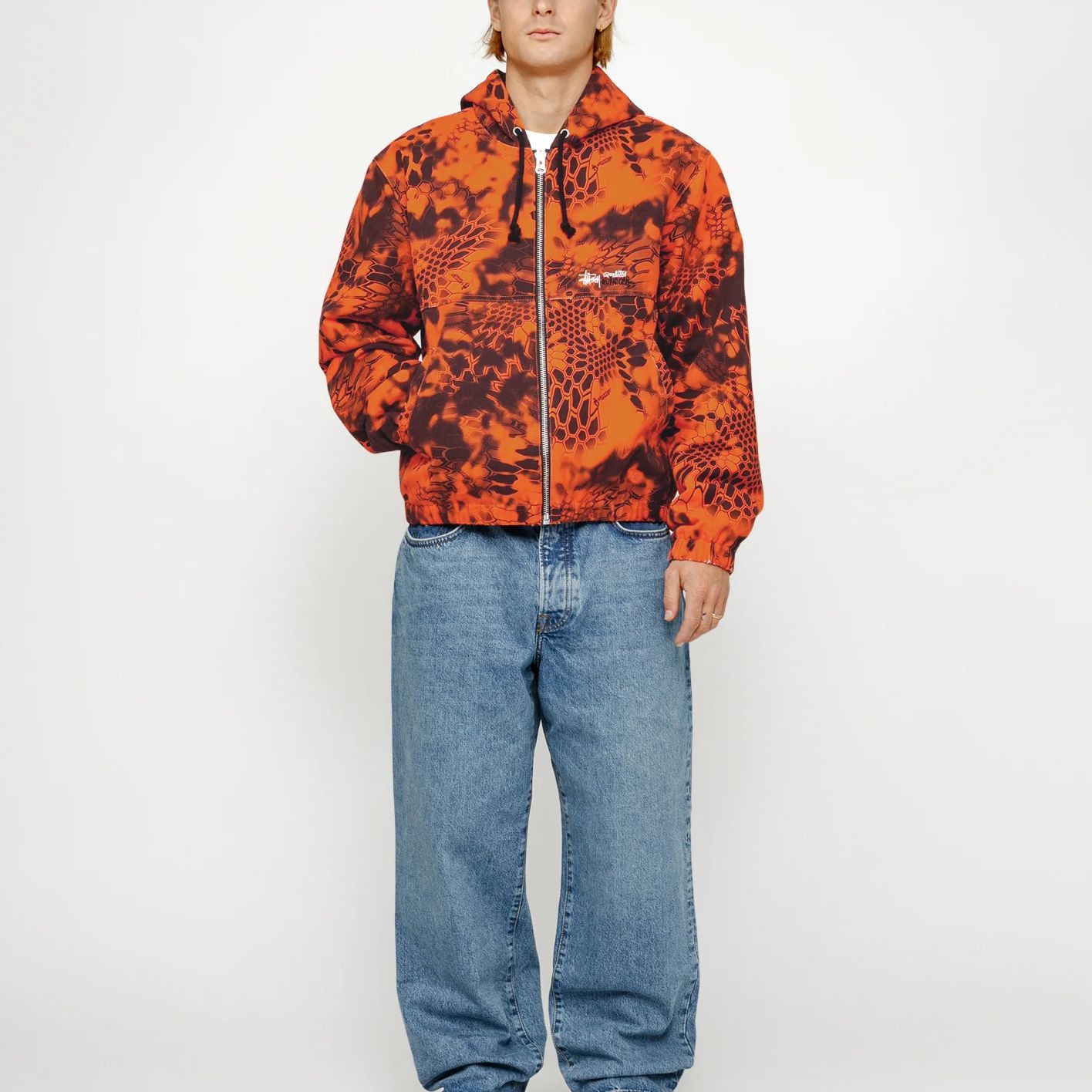 Stüssy Stussy SS24 Kryptek Camo Hooded Work Jacket Quilted Liner Unisex Retro Style. 115760 圖 4