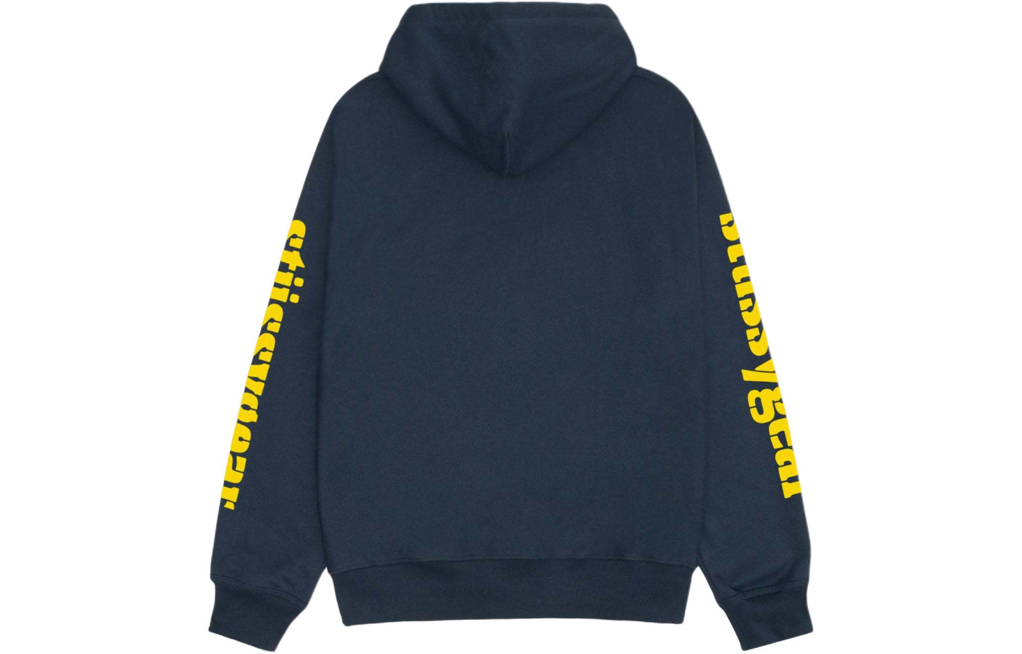 Stüssy Stussy SS24 Letter Print Zip-Up Hoodie Unisex Retro American Style Fleece. 1975048 圖 5