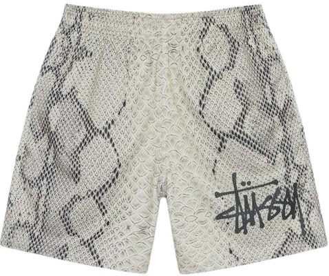 Stüssy Stussy SS24 Mesh Shorts Basic Snake Retro Unisex Loose Fit Summer Shorts Bone Color. 112317 Order Stüssy Stussy SS24 Mesh Shorts Basic Snake Retro Unisex Loose Fit Summer Shorts Bone Color. 112317