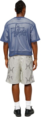 Stüssy Stussy SS24 Mesh Shorts Basic Snake Retro Unisex Loose Fit Summer Shorts Bone Color. 112317 Purchase Stüssy Stussy SS24 Mesh Shorts Basic Snake Retro Unisex Loose Fit Summer Shorts Bone Color. 112317
