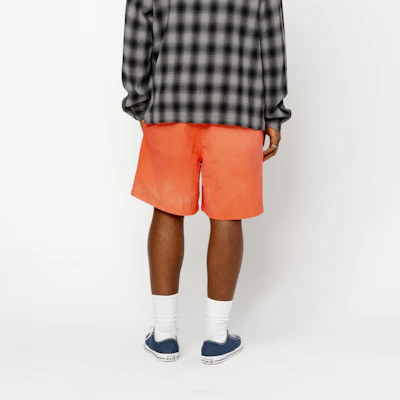 Stüssy SS24 Celana Pendek Nylon Wave Dye Logo Santai Gaya Vintage Unisex. 112316 11