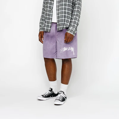 Stüssy SS24 Celana Pendek Nylon Wave Dye Logo Santai Gaya Vintage Unisex. 112316 Purchase Stüssy SS24 Celana Pendek Nylon Wave Dye Logo Santai Gaya Vintage Unisex. 112316