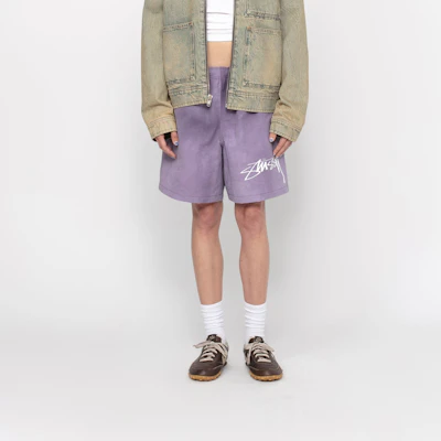 Stüssy SS24 Celana Pendek Nylon Wave Dye Logo Santai Gaya Vintage Unisex. 112316 Details for Stüssy SS24 Celana Pendek Nylon Wave Dye Logo Santai Gaya Vintage Unisex. 112316