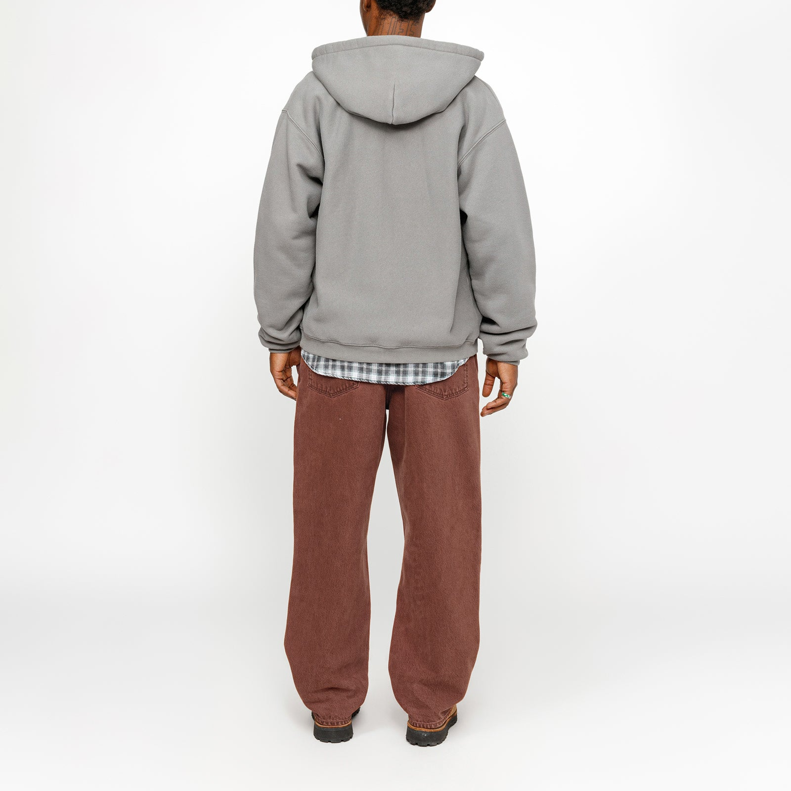 Stüssy Stussy SS24 Outline Zip Hoodie American Vintage Fleece Unisex Summer Series. 118559 圖 17