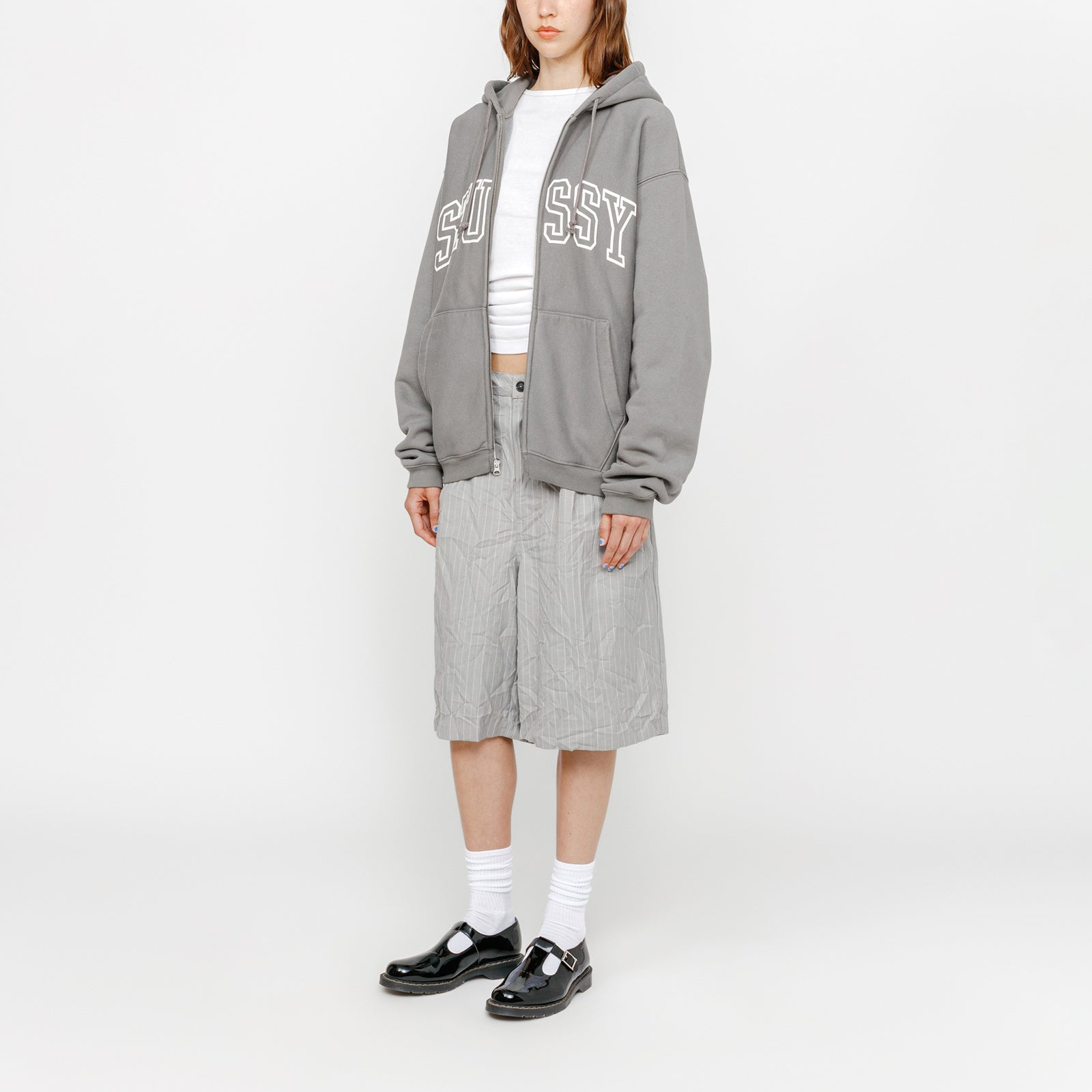 Stüssy Stussy SS24 Outline Zip Hoodie American Vintage Fleece Unisex Summer Series. 118559 圖 18