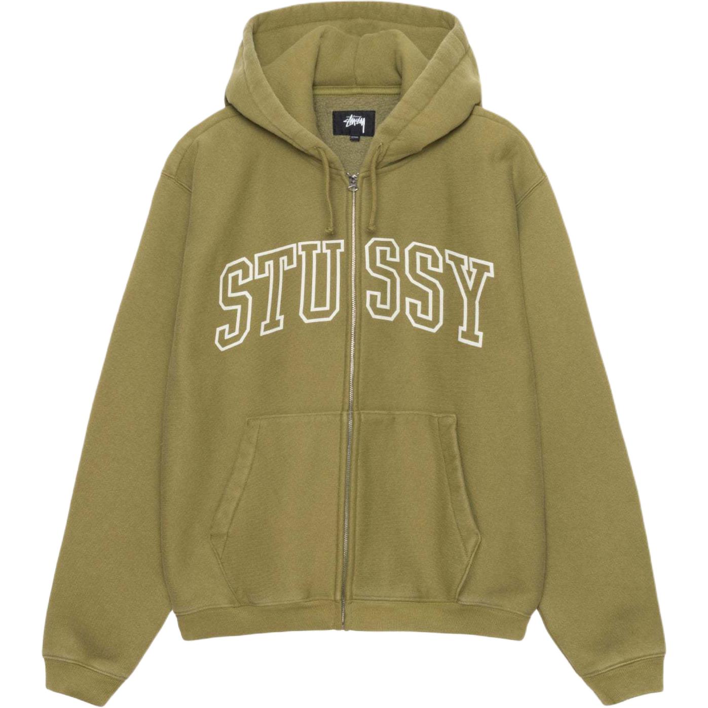 Stüssy Stussy SS24 Outline Zip Hoodie American Vintage Fleece Unisex Summer Series. 118559 圖 20