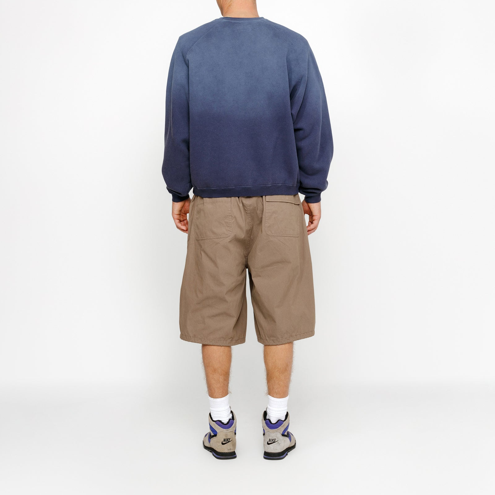 Stüssy Stussy SS24 Raglan Sleeve Crew Fleece Sweatshirt Vintage Logo Unisex. 118552 圖 5