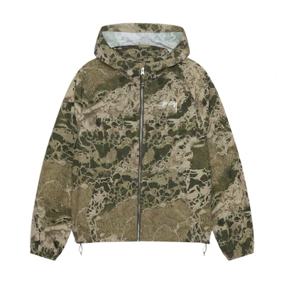 Stüssy Stussy SS24 Realtree Beach Shell Retro Logo Zip-Up Jacket Unisex 115770