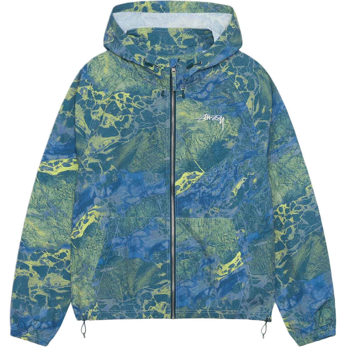 Cheap Stüssy Stussy SS24 Realtree Beach Shell Retro Logo Zip-Up Jacket Unisex 115770