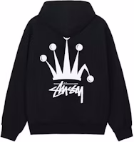 Stüssy Stussy SS24 Regal Crown Letter Print Zip Hoodie Vintage Unisex Sweatshirt. 1975002 Stüssy Stussy SS24 Regal Crown Letter Print Zip Hoodie Vintage Unisex Sweatshirt. 1975002
