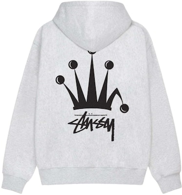 Stüssy Stussy SS24 皇冠字母印花拉鍊連帽復古男女衛衣. 1975002 Lookbook Stüssy Stussy SS24 皇冠字母印花拉鍊連帽復古男女衛衣. 1975002