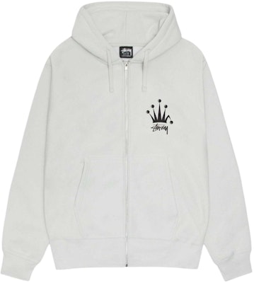 Stüssy Stussy SS24 皇冠字母印花拉鍊連帽復古男女衛衣. 1975002 Details for Stüssy Stussy SS24 皇冠字母印花拉鍊連帽復古男女衛衣. 1975002