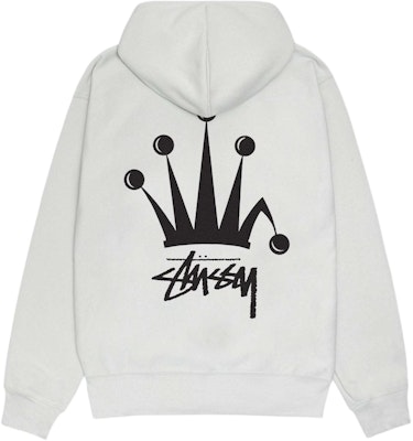 Stüssy Stussy SS24 皇冠字母印花拉鍊連帽復古男女衛衣. 1975002 Sizing Stüssy Stussy SS24 皇冠字母印花拉鍊連帽復古男女衛衣. 1975002