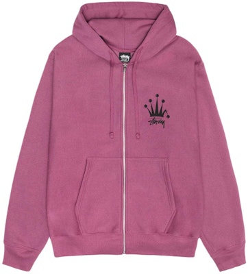 Stüssy Stussy SS24 皇冠字母印花拉鍊連帽復古男女衛衣. 1975002 Cheap Stüssy Stussy SS24 皇冠字母印花拉鍊連帽復古男女衛衣. 1975002