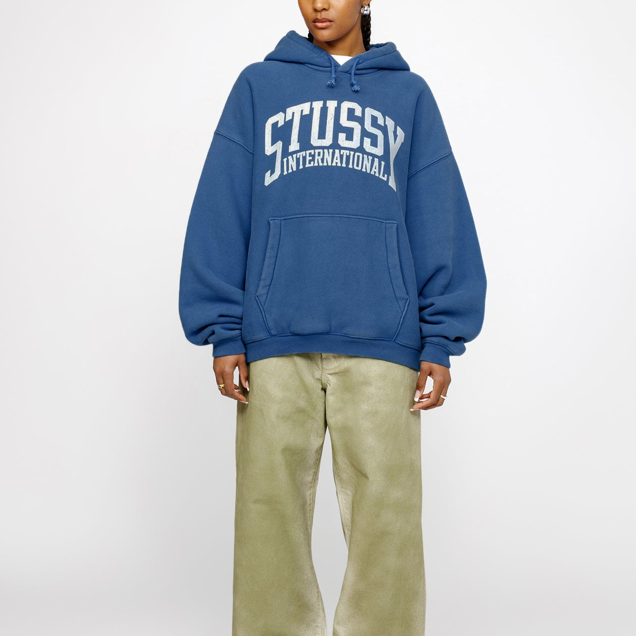 Stüssy Stussy SS24 Relaxed Hoodie - Unisex Retro Style, Kangaroo Pocket, Summer Series. 118550 圖 14