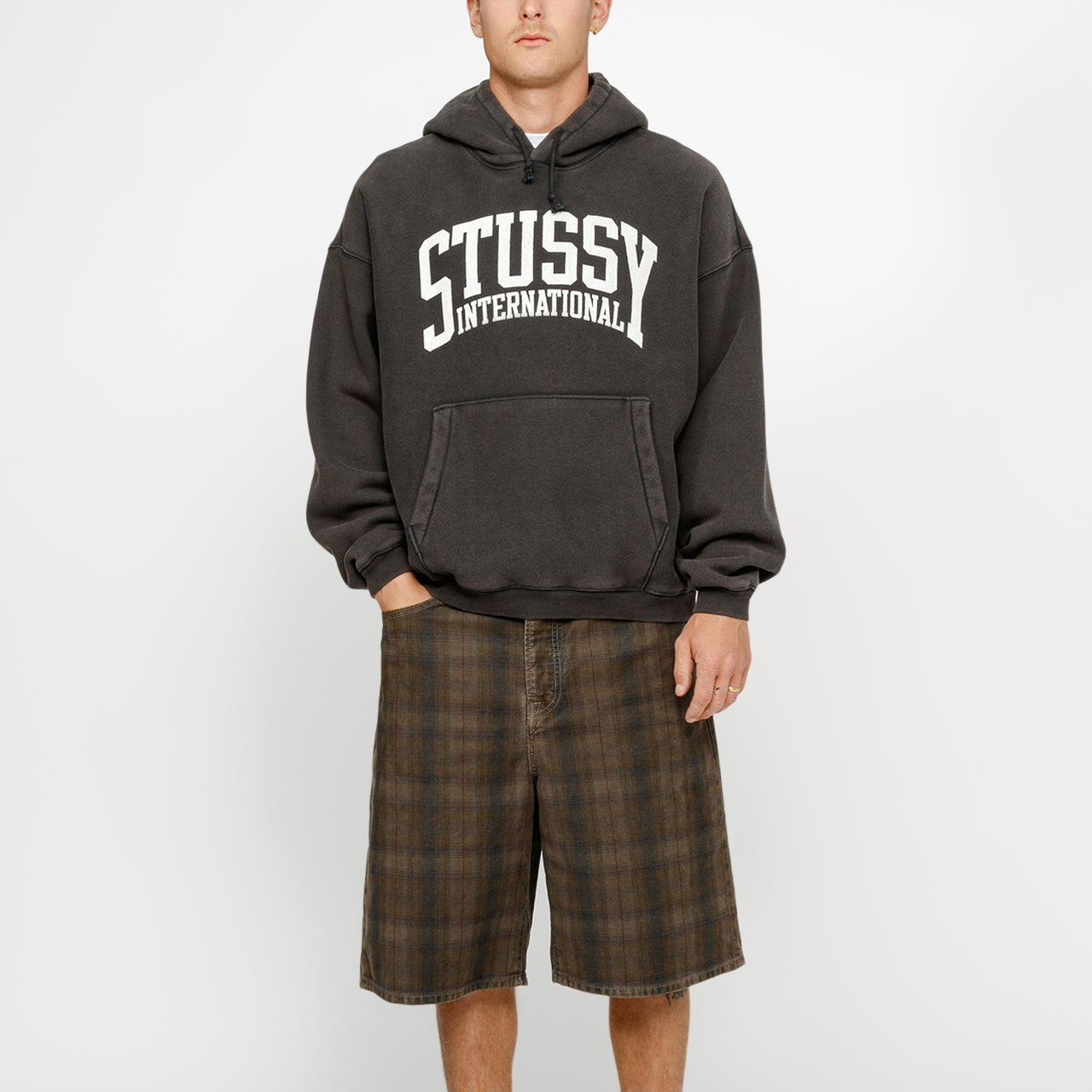 Stüssy Stussy SS24 Relaxed Hoodie - Unisex Retro Style, Kangaroo Pocket, Summer Series. 118550 圖 9