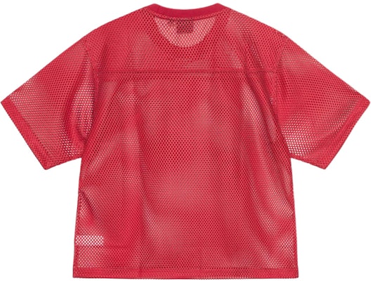 Stüssy SS24 運動網眼復古寬鬆版型夏季T恤男女通用. 1140346 5