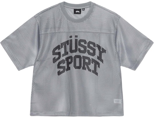Stüssy SS24 運動網眼復古寬鬆版型夏季T恤男女通用. 1140346 Sizing Stüssy SS24 運動網眼復古寬鬆版型夏季T恤男女通用. 1140346