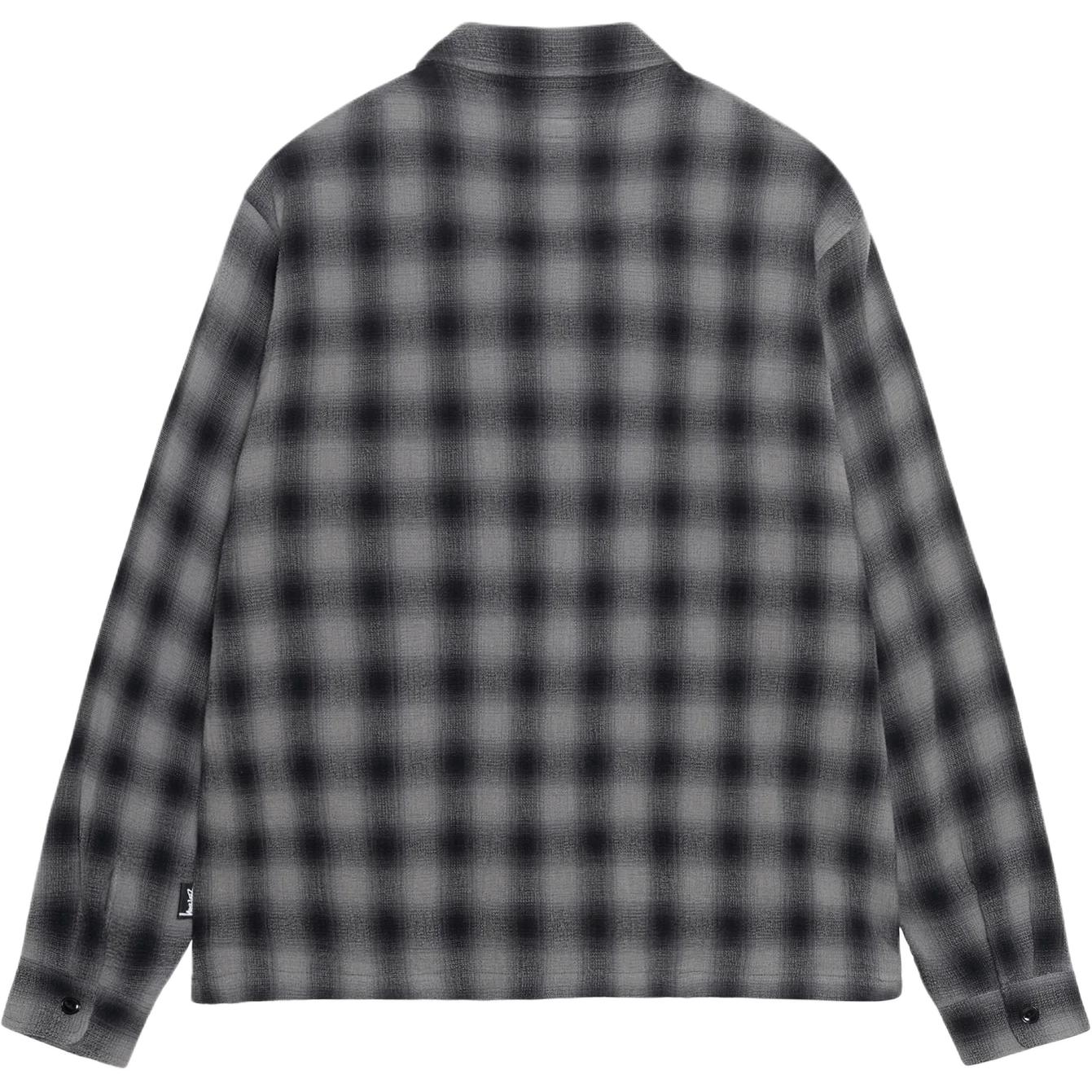 Stüssy Stussy SS24 Twisted Yarn Plaid Zip Shirt Vintage Loose Fit Unisex Long Sleeve. 1110327 圖 13