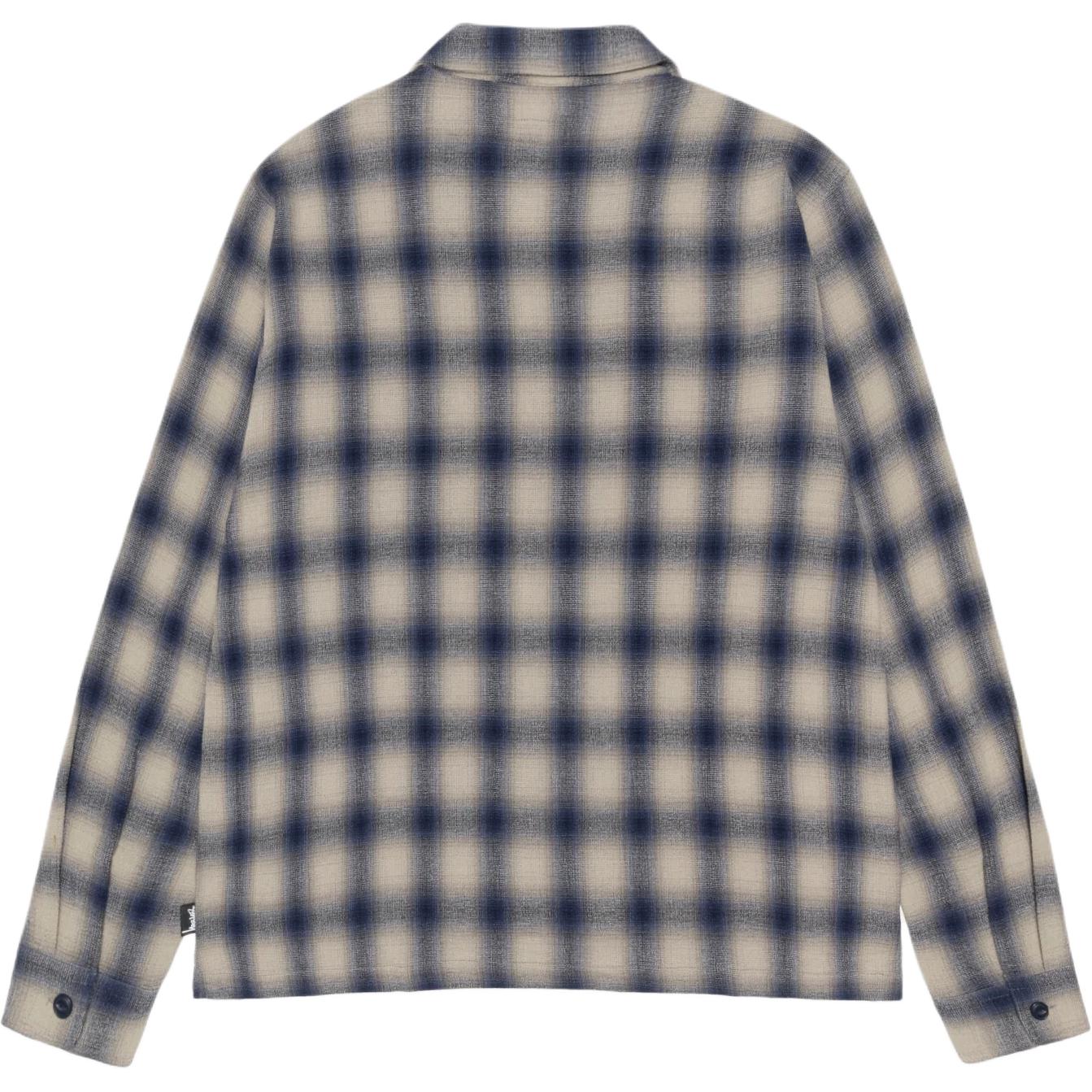 Stüssy Stussy SS24 Twisted Yarn Plaid Zip Shirt Vintage Loose Fit Unisex Long Sleeve. 1110327 圖 18