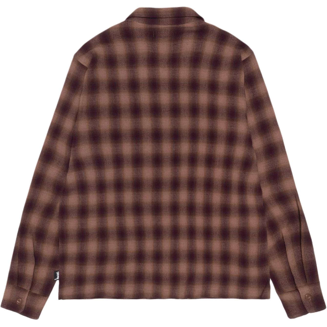 Stüssy Stussy SS24 Twisted Yarn Plaid Zip Shirt Vintage Loose Fit Unisex Long Sleeve. 1110327 圖 3