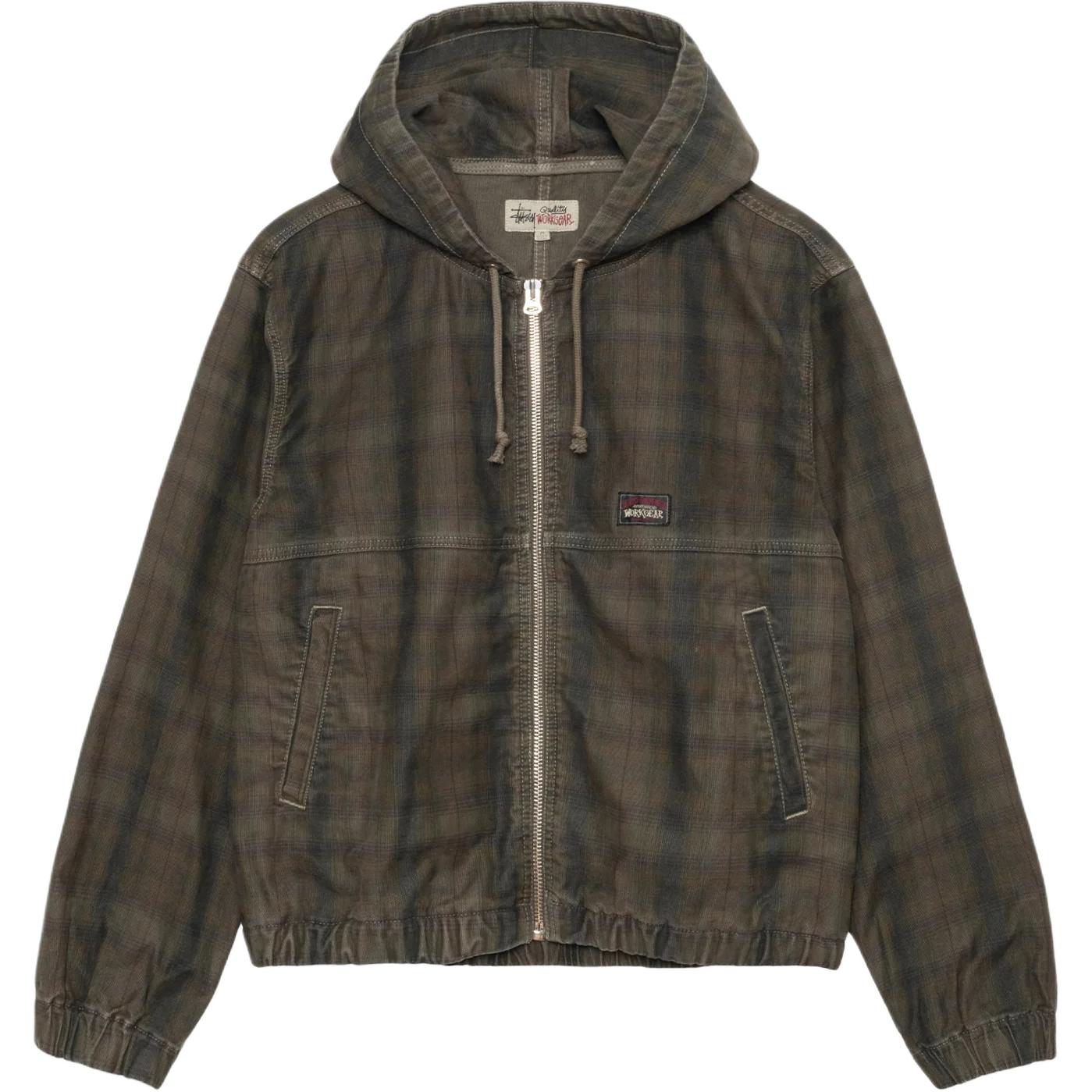 Stüssy Stussy SS24 Unlined Plaid Work Jacket Vintage Loose Fit Hoodie 男女同款 115768-stussy 圖 2