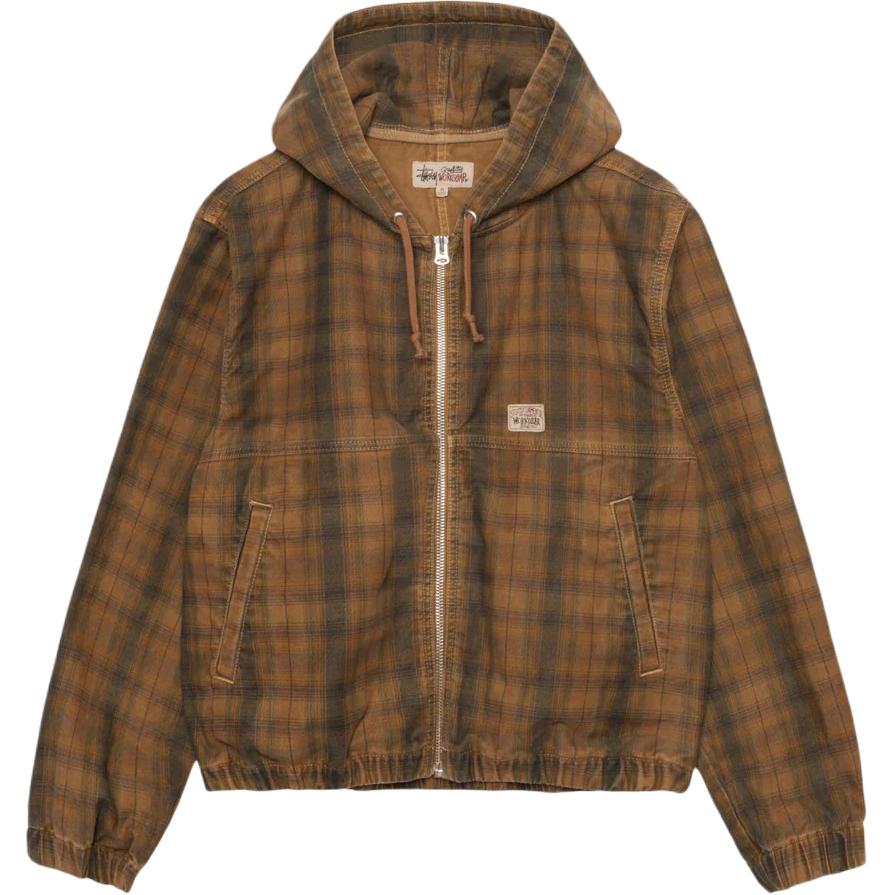 Stüssy Stussy SS24 Unlined Plaid Work Jacket Vintage Loose Fit Hoodie 男女同款 115768-stussy 圖 44